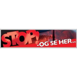 Sales material, Offer theme 5 - Stop! - and look here...