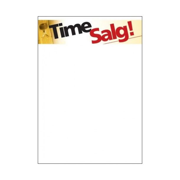 Sales material, Offer theme 6 - Time Sales! 