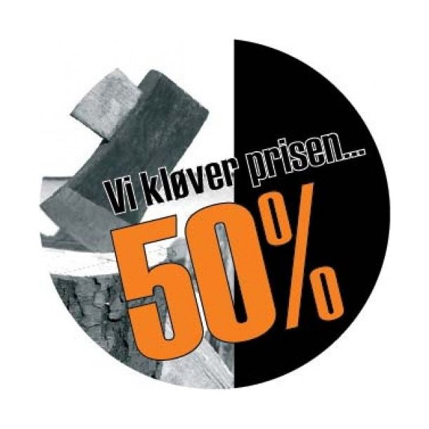 F&ouml;rs&auml;ljningsmaterial, Erbjudandetema 7 - Vi delar priset... 50% 