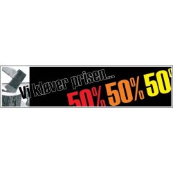 Sales material, Offer theme 7 - We split the price... 50%