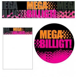 Sales material, Offer theme 11 - MEGA CHEAP!