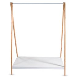 Butiksreol i tr - Skagen - H100 cm