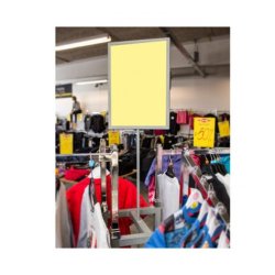 A4 sign holder for clothes rack - accessory Joy stand