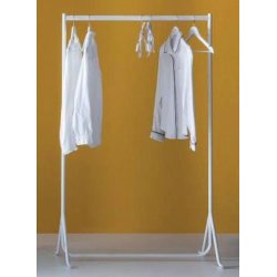 Cheap clothes rack - White