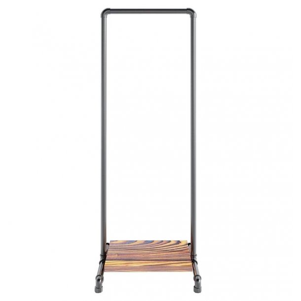 Wood Sort Clothes Rack with Bottom