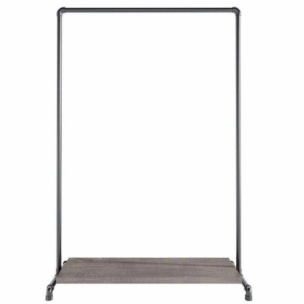 Wood Sort Clothes Rack with Bottom