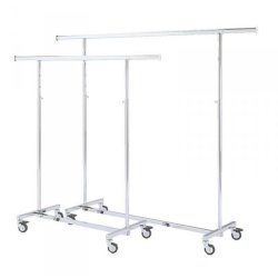 LUXURY clothes rack, garment rack, "The long" in chrome