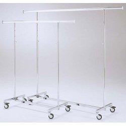 LUXURY clothes rack, garment rack, "The long" in chrome