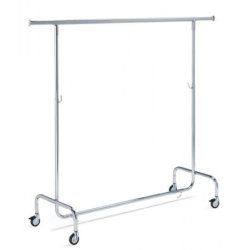 FLEX clothes rack in chrome