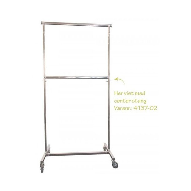 LUXURY clothes rack, garment rack, "The long" in chrome