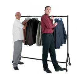 Clothing rack model MAXI - Black
