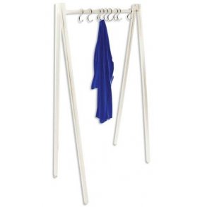 Clothing rack in V-shape - White