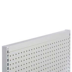 Topafslutning 60 cm til gulvreol i hvid