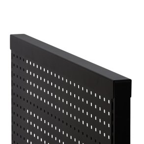 Topafslutning 90 cm til gavlramme sort