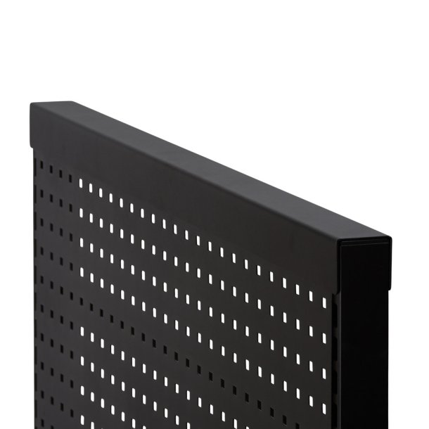 Topafslutning 90 cm til gavlramme sort