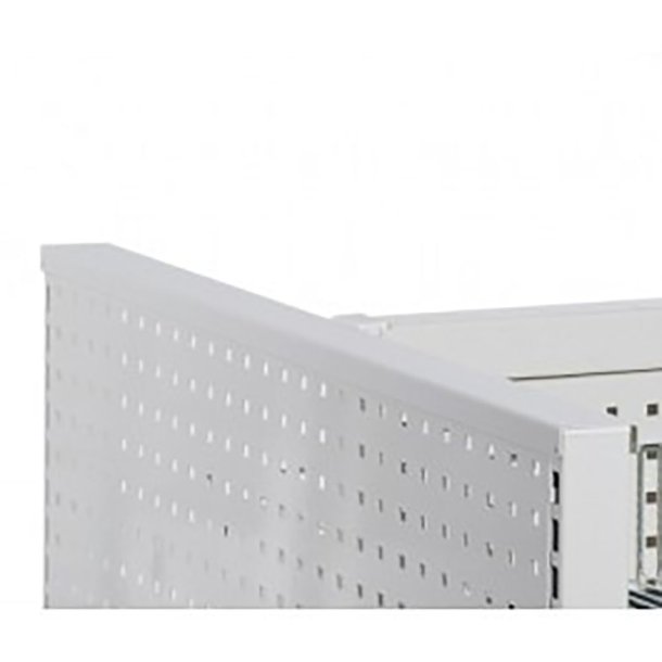 Topafslutning for gulvreol 120 cm | Hvid