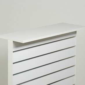 Tophylde til slatwall & rillepanel