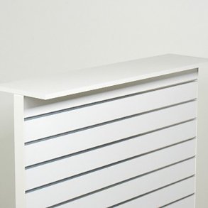 Tophylde til slatwall & rillepanel