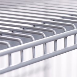 Top basket for large stack basket. Gray lacquer