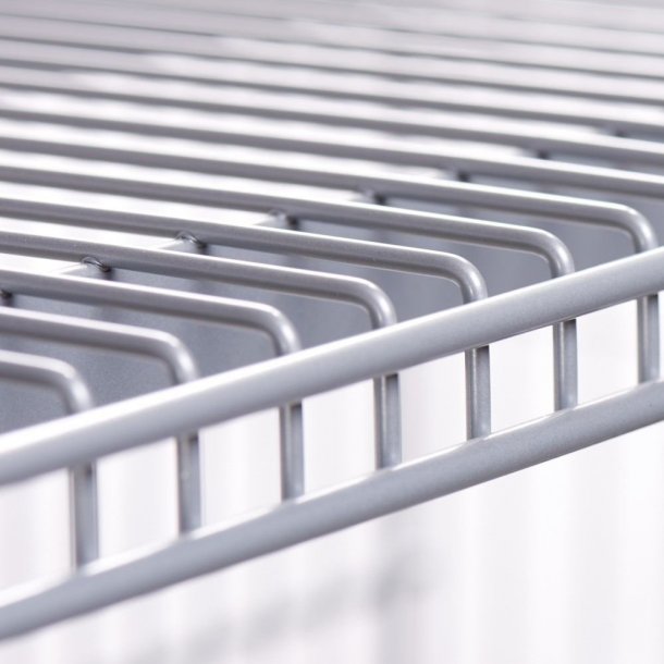 Top basket for large stack basket. Gray lacquer