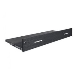 Top drawer for store counter with glass - Flexia - Black