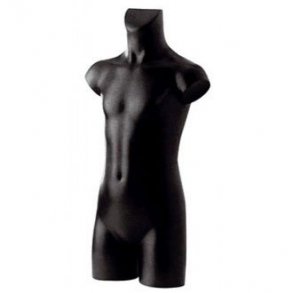 Torso - Barns torso 7-9 r i plast - svart