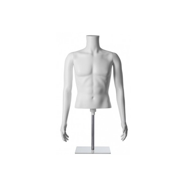 Mannequin top - Men - with straight arms - white