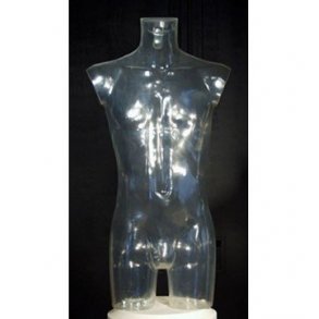 Torso - Mäns transparenta torso