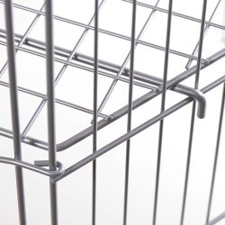 Wire basket - Sales basket - Hexagonal - Gray