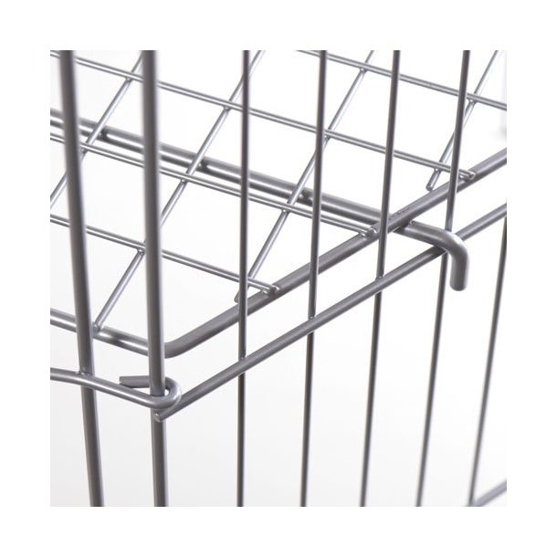 Wire basket - Sales basket - Hexagonal - Gray