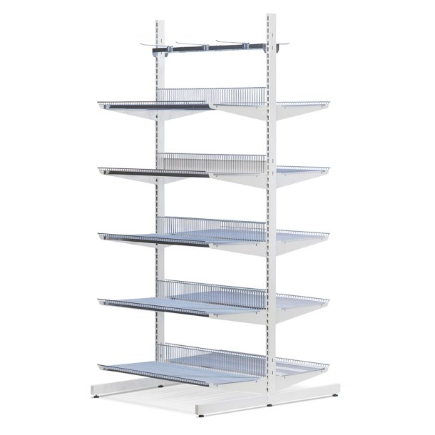 Trdhylde reol B-90 cm til butik &amp; lager