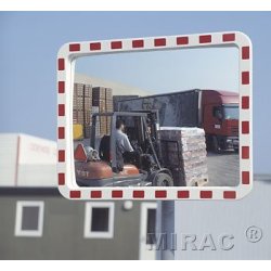 MIRAC trafikspejle i akrylglas, rektangulre og runde, flere strrelser