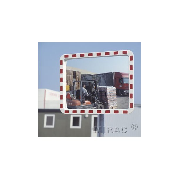 MIRAC trafikspejle i akrylglas, rektangulre og runde, flere strrelser