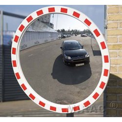 MIRAC trafikspejle i polycarbonat, rektangulre og runde, flere strrelser