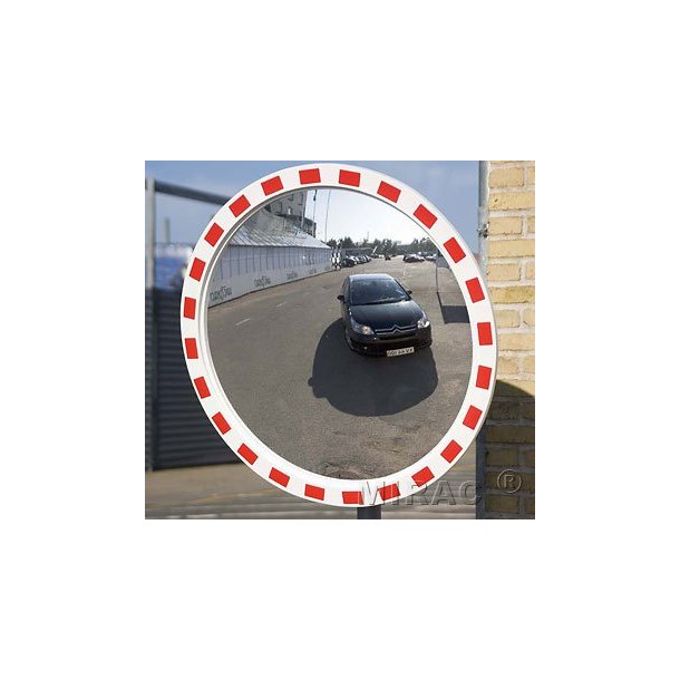 MIRAC trafikspejle i polycarbonat, rektangulre og runde, flere strrelser