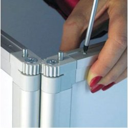 Folding portable disk - Trade show booth including carrying bag