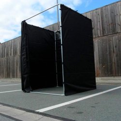 Portable dressing room - Mobile dressing room - 100 cm x 100 cm