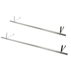 TUBO clothes rail - Chrome - 91 &amp; 122 cm