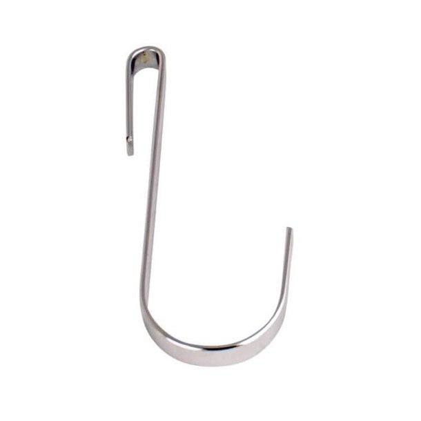 TUBO shelf hook - Large - Chrome - H11 cm