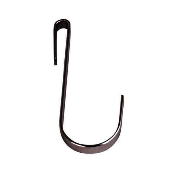 TUBO shelf hook - Large - Black - H11 cm