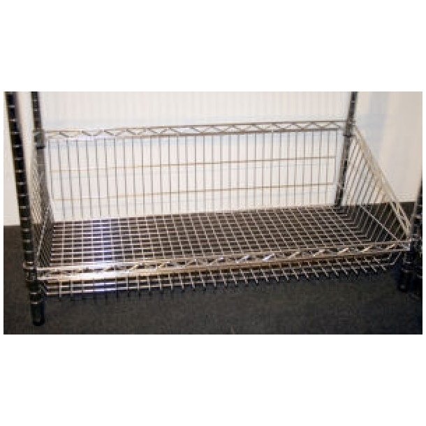 Tube oblique basket with straight bottom, several sizes