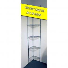 Reol - Rör (46 x 46 x 62 x H 220 cm.)