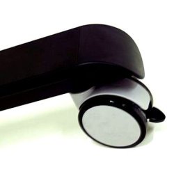 TV stand without visible cables