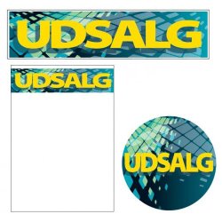 Sales material, Sale theme 2 - SALE - with green net