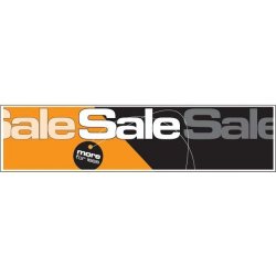 Sales material, Sale theme 10 - SALE more for less - brown and black