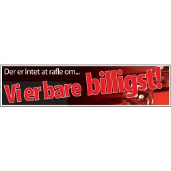 Sales material, Sales theme 11 - We are simply the cheapest!