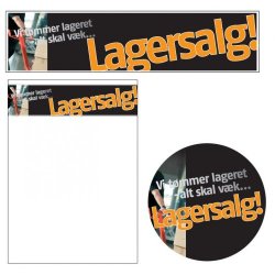 Sales material, Sale theme 12 - Warehouse sale!