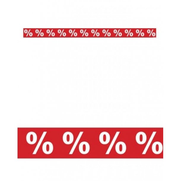 F&ouml;rs&auml;ljningsstr&ouml;m - procent % - 120 x 8,5 cm