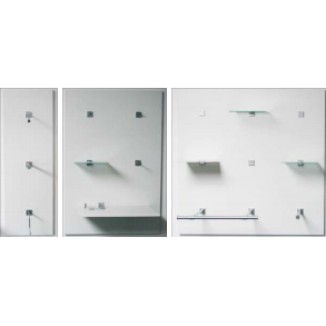 Väggpaneler för montering av Superplug-fästen, 3 storlekar