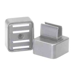 Horizontal magnetic clip - 10 pcs - white, black or gray